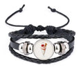 Cherry Conical Cup Sizeweet Ice Bracelet Braided Leather Woven Rope Wristband