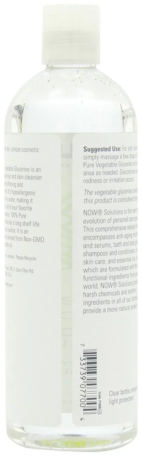 NOW Sizeolutions Glycerine Vegetable, 16-Ounce