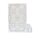 6 Pack of 16x25x1 MERV 10 Pleated Air Filters by Glasfloss. Actual Sizeize: 15-1/2 x 24-1/2 x 7/8