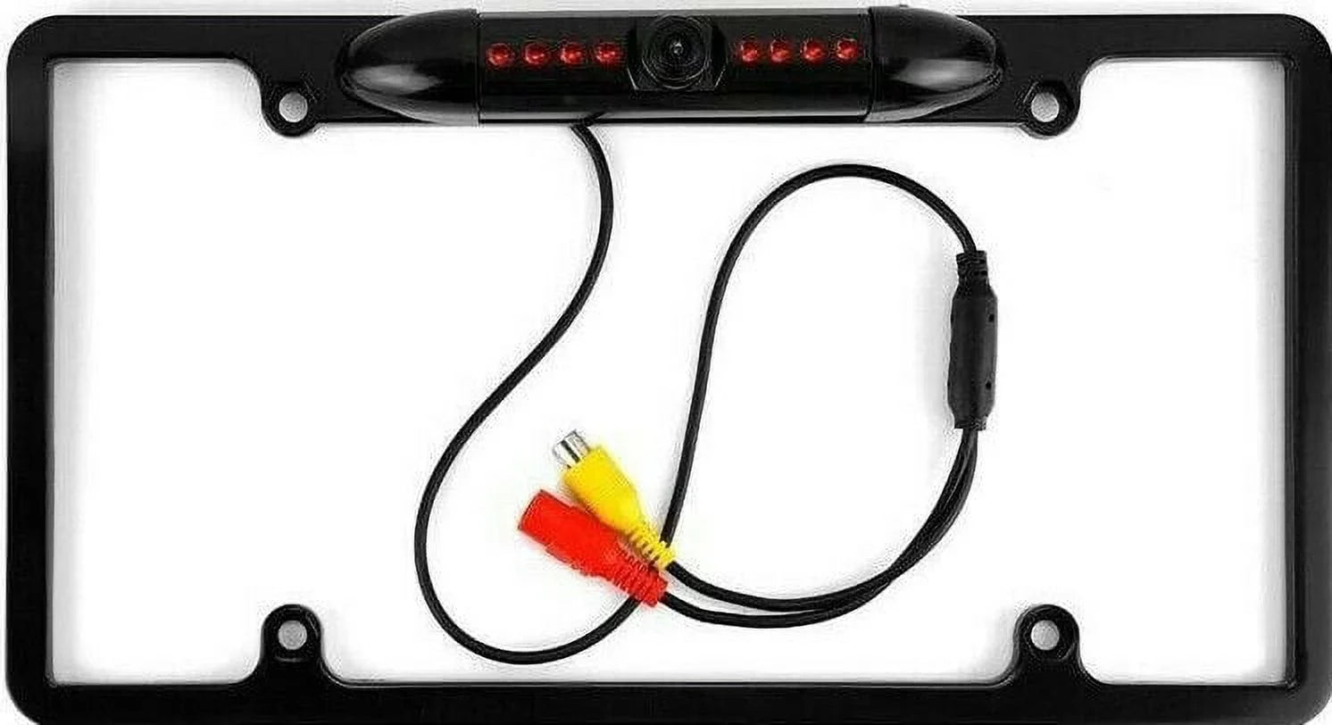 FOR PIONEER AVH-P3200DVD NIGHT VISizeION COLOR REAR VIEW CAMERA - BLACK METAL FRAME