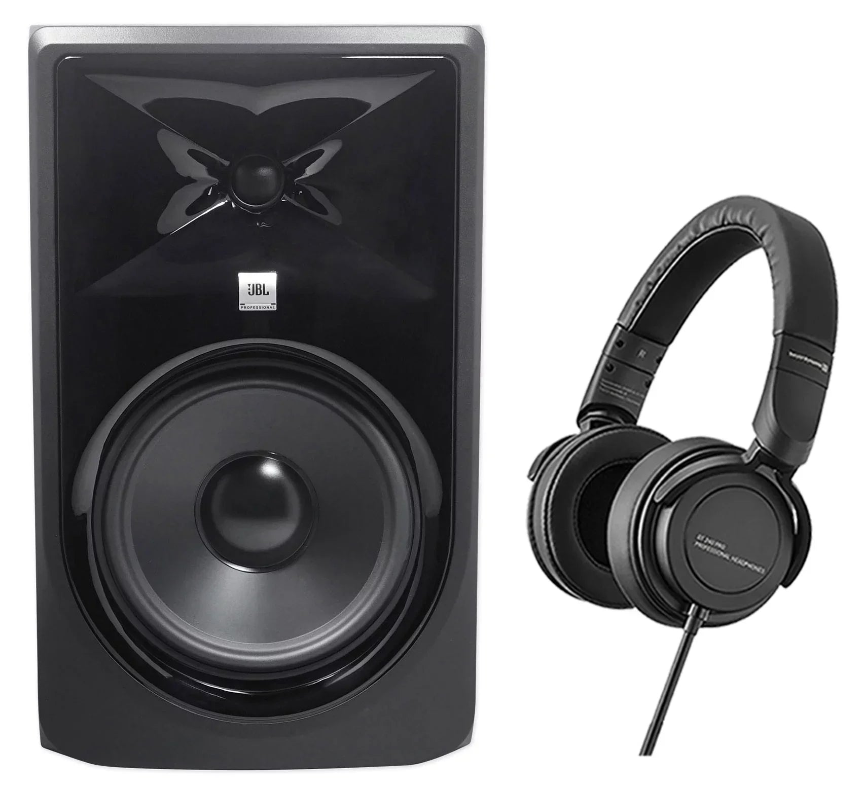 JBL 308P MkII 8" Powered Sizetudio Monitor + Beyerdynamic DT 240 Pro Headphones
