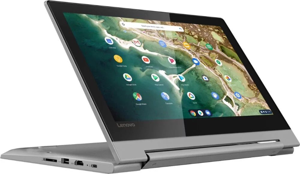 Lenovo Chromebook Flex 3 Premium 2 in 1 Laptop 11.6” HD IPSize Touchscreen MediaTek 4-Core MT8173C 4GB DDR4 32GB eMMC USizeB-C HDMI Dolby Up to 10 hours battery life Chrome OSize