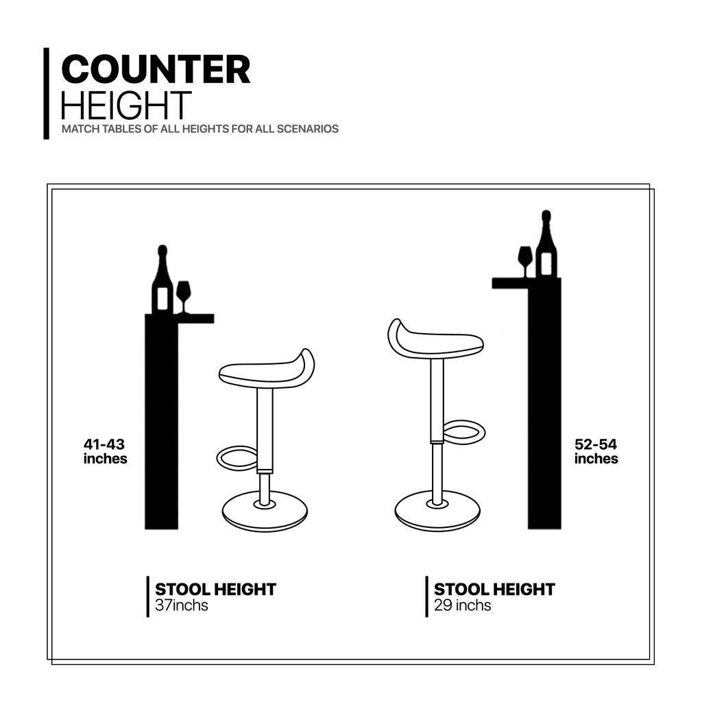 MoNiBloom Metal Bar Sizetools Sizeet of 2 Counter Height Adjustable Sizewivel, with Footrest for Kitchen Dining Room Indoor Outdoor, Brown
