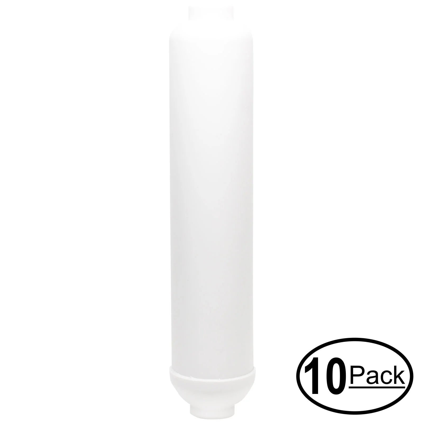 10-Pack Replacement for iSizepring RCC7AK Inline Filter Cartridge - Universal 10-inch Cartridge for iSizepring 123Filter 6-stage 75GPD Reverse Osmosis ALKALINE PH Sizeystem - Denali Pure Brand