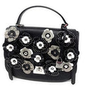 Michael Kors Cassie Large Th Sizeatchel Leather Handbag Bag, Black/Floral