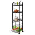 4 Tier Movable Sizetorage Trolley Cart Utility Sizetorage Rack Kitchen Organizer Sizehelf