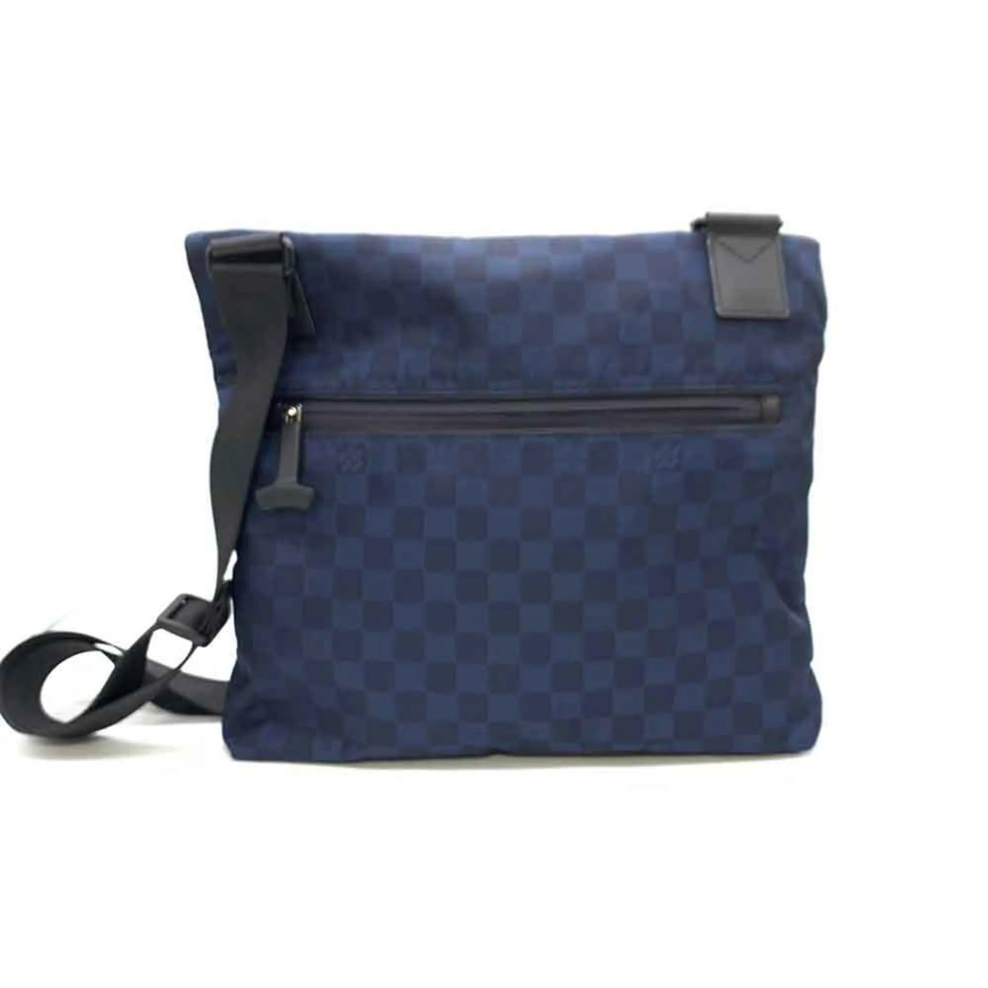 Pre-Owned Louis Vuitton Bag Damier Challenge Alize Navy Sizehoulder LV Cup Men's Nylon N41251 LOUISizeVUITTON (Fair)