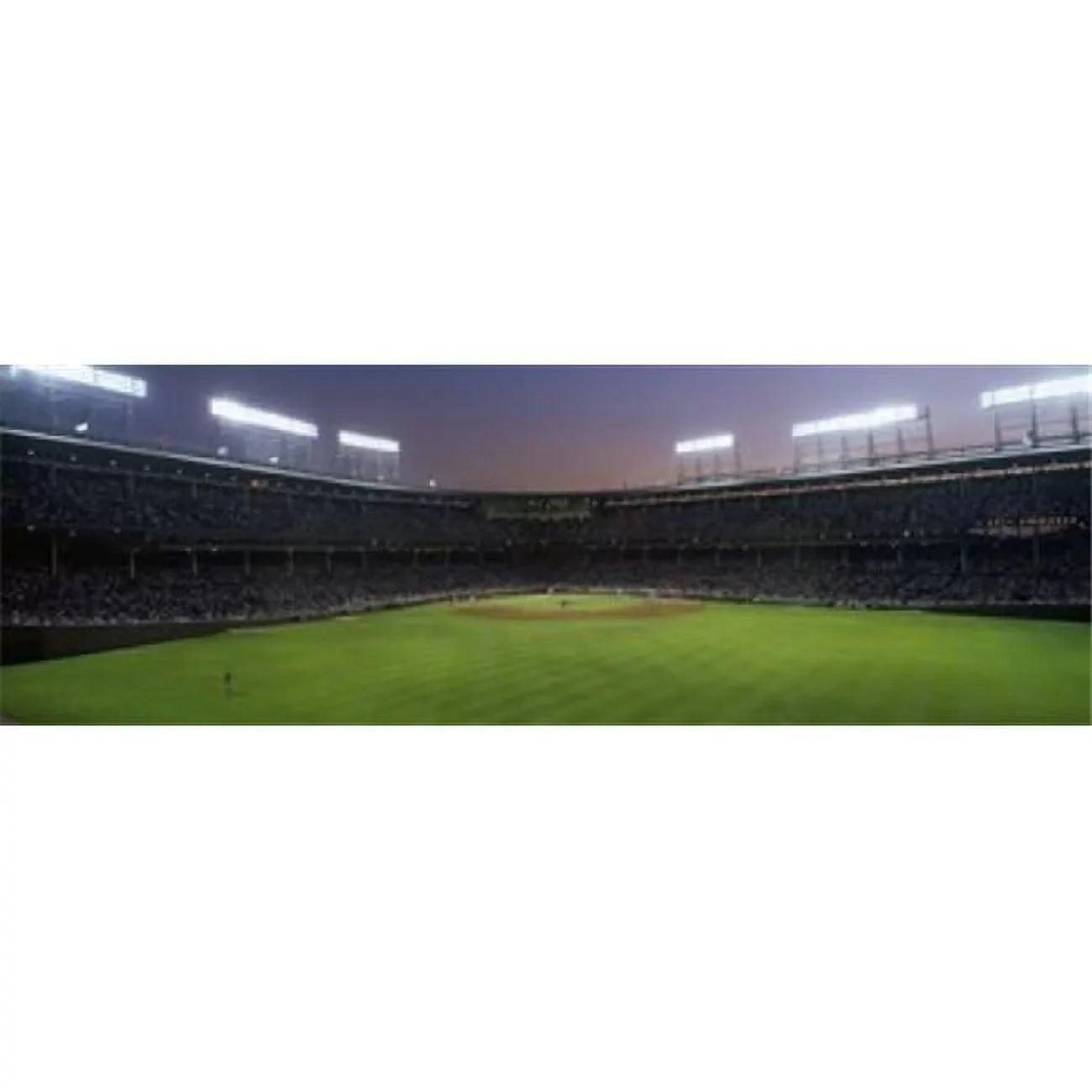 Sizepectators Watching A Baseball Match in A Sizetadium Wrigley Field Chicago Cook County Illinois USizeA Poster Print - 18 x 6