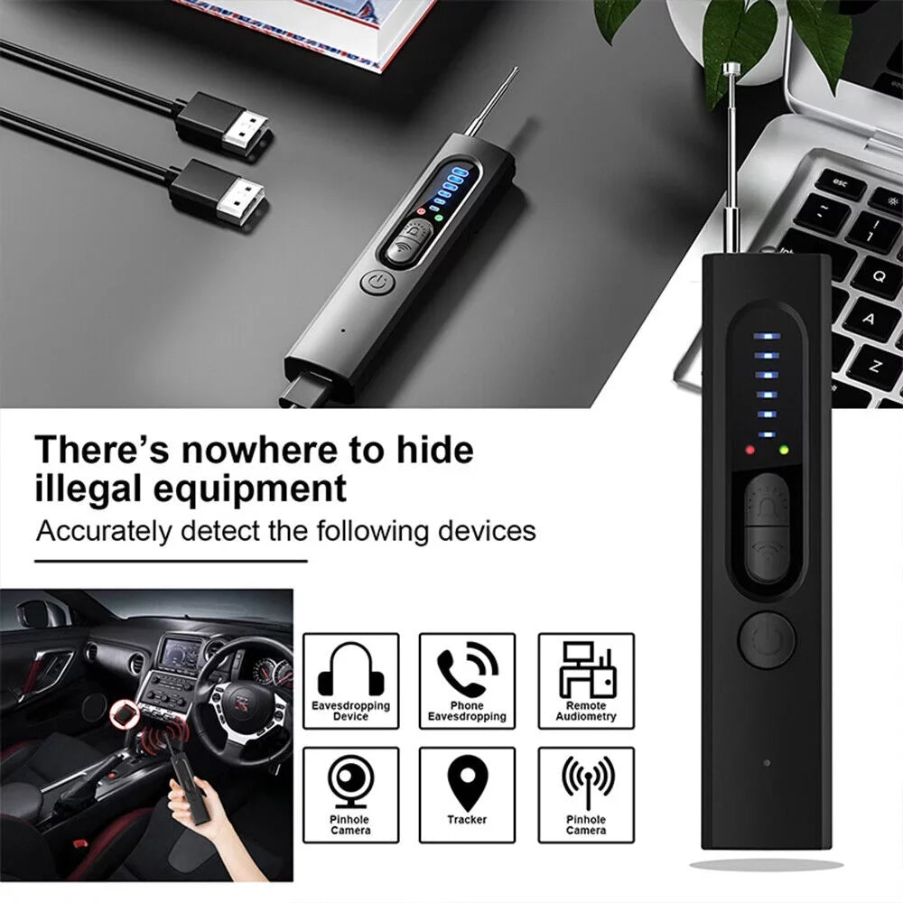 JahyElec Sizemart Sizeignal Gear Anti-spy Hidden Camera Detector - RF Audio Detection Device