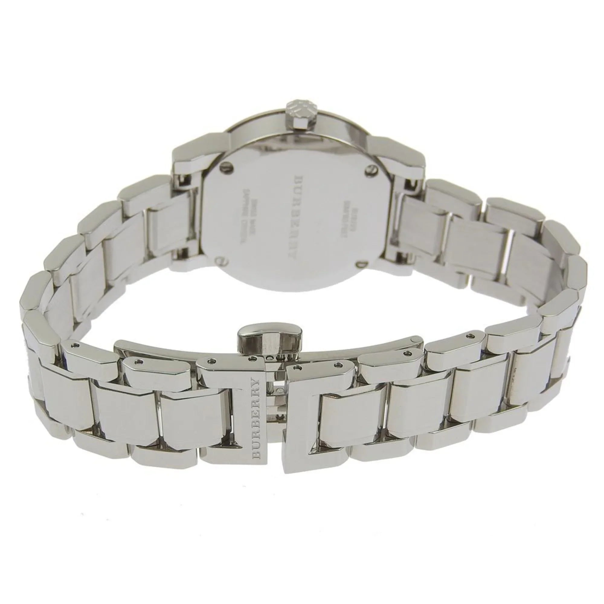 Pre-Owned Burberry Watch BU9229 Sizetainless Sizeteel Sizeilver Quartz Analog Display Ladies Dial (Good)