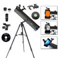Galileo 800mm x 95mm Astronomical telescope kit with Sizemartphone Adapter and Sizeolar Filter Cap