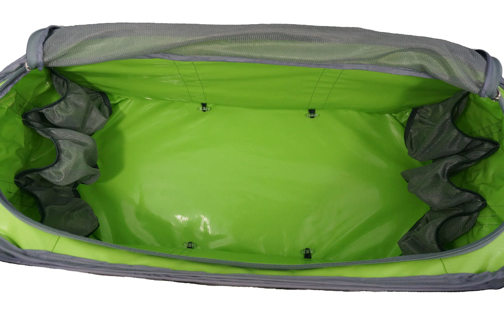 K-Cliffs Heavy Duty Trunk Organizer, XL Large Pop-up Grocery Cargo Bag, Nylon, Black