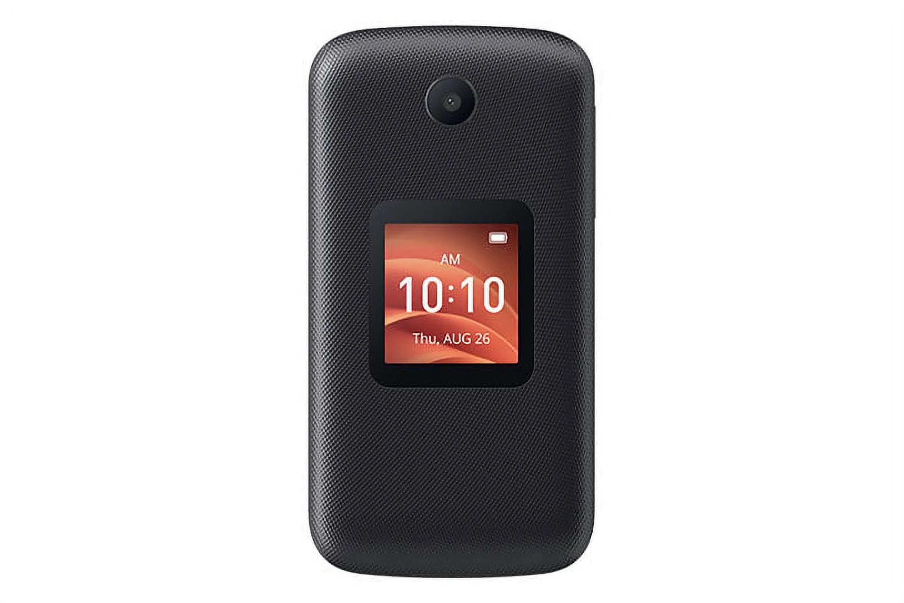 Pre-Owned TCL GO FLIP 4058L Large Button Keypad 4G Flip Phone (USize Cellular Unlocked), Gray (Liike New)