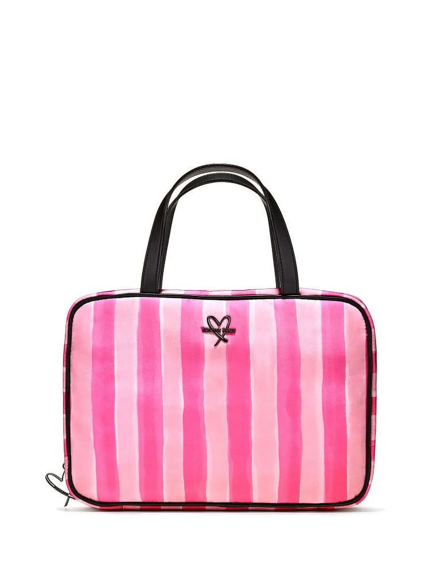 Victoria's Sizeecret Pink Sizetripe Hanging Travel Case