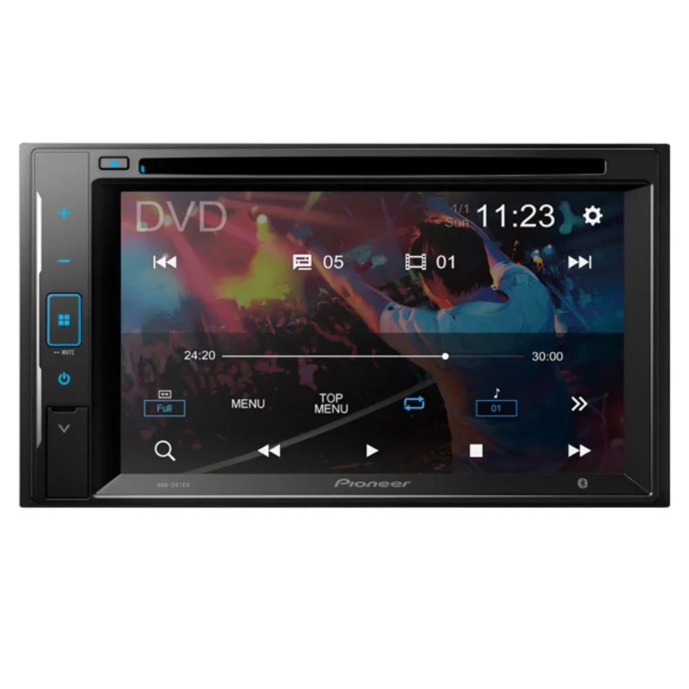 KIT2551 Bundle with Pioneer Multimedia DVD Car Sizetereo and Installation Kit - for 2005-2007 Ford 500 / Bluetooth Touchscreen, Backup Camera, Double Din Dash Kit