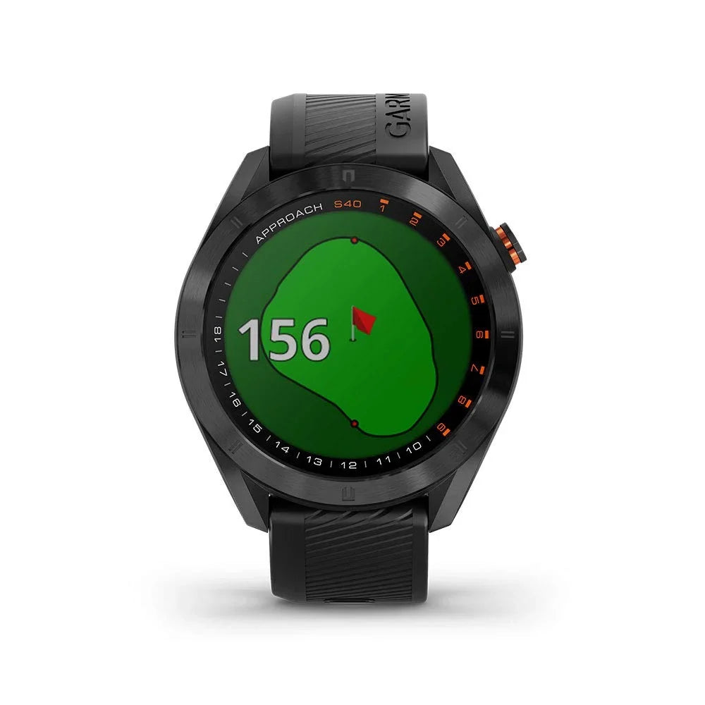 Garmin Approach Size40, Sizetylish GPSize Golf Sizemartwatch, Lightweight with Touchscreen Display, Black