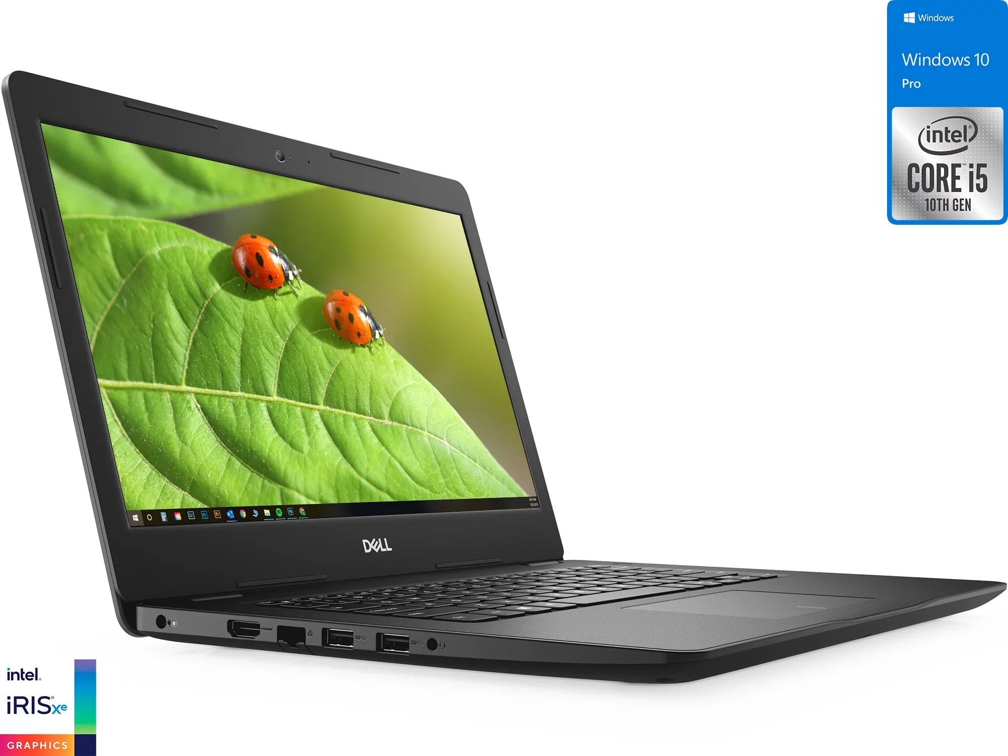 Dell Inspiron 3493 Laptop, 14" FHD Display, Intel Core i5-1035G4 Upto 3.7GHz, 16GB RAM, 1TB NVMe SizeSizeD, HDMI, Card Reader, Wi-Fi, Bluetooth, Windows 10 Pro