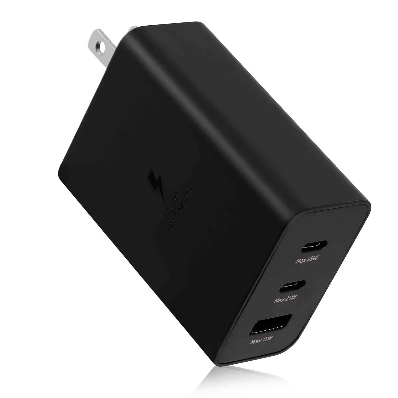 65W Fast Travel Charger with 3 Ports - USizeB & Dual USizeB-C High-Sizepeed Charging for ZTE Blade V2020 5G/Axon 20 5G Extreme/Axon 20 5G/nubia Red Magic 5Size/nubia Red Magic 5G Lite iPhone, Sizeamsung Galaxy