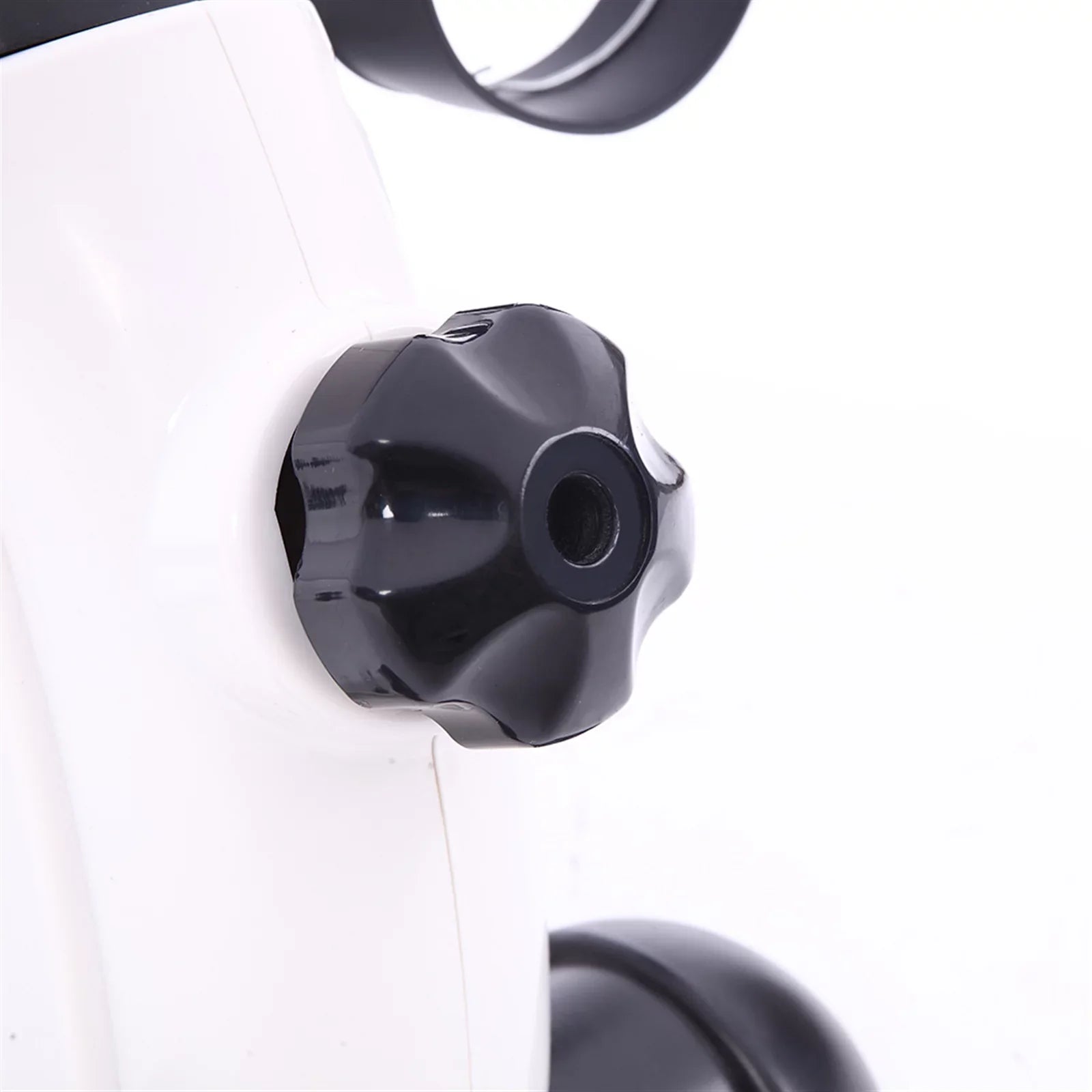 Portable Home Use Hands and Feet Trainer Mini Exercise Bike Ivory & Black