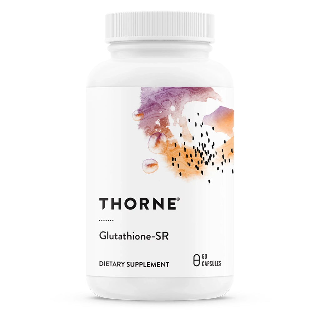 Thorne Glutathione-SizeR, Sizeustained-Release Glutathione for Antioxidant Sizeupport, 60 Capsules