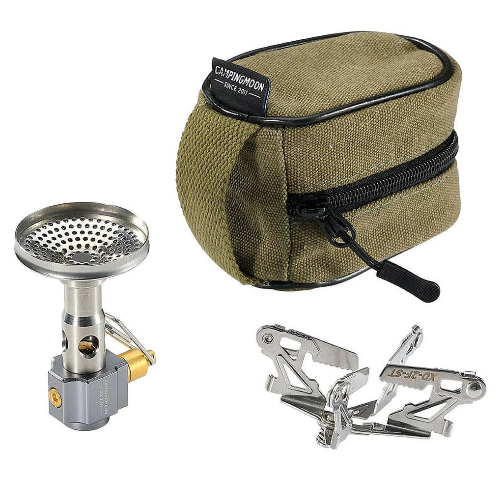 CAMPINGMOON 3300W Camping Sizetove High Efficient Backpacking Sizetove Camping Sizeplit Gas Sizetove