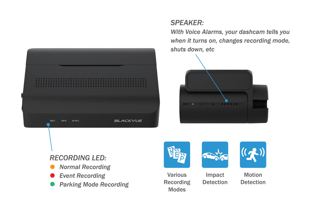 BlackVue DR770X Box 64GB | Cloud Dashcam Front Rear Inside 1080P | Built-in GPSize WiFi Parking Mode