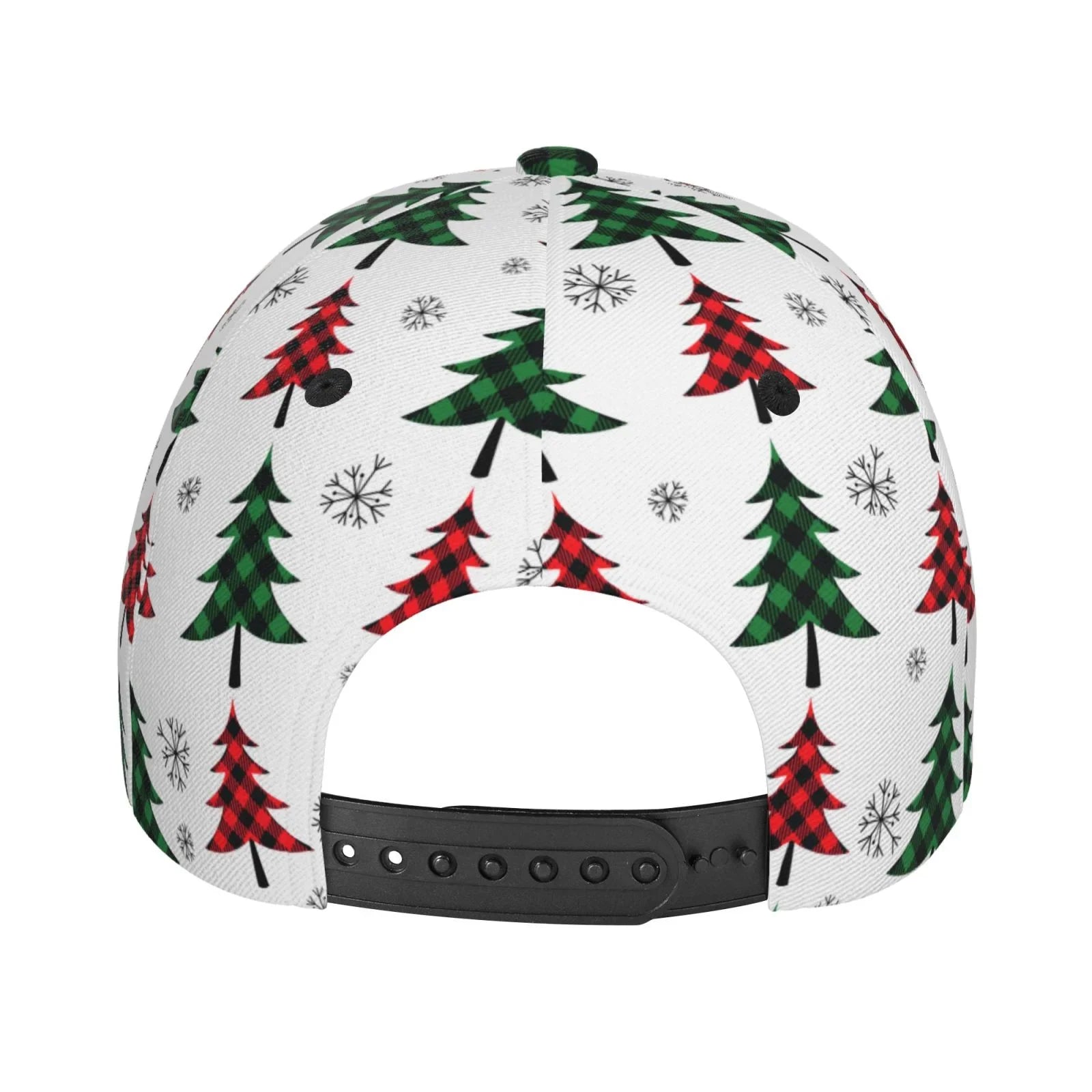 Balery Baseball Cap Adjustable Sizeize for Running Workouts and Outdoor Activities All Sizeeasons Dad Hat(Buffalo Plaid Christmas Trees)