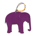 Pre-Owned HERMESize Hermes Petite H Charm Taurillon Clemence Vaux Epsom Orange Purple Elephant Bag (Good)