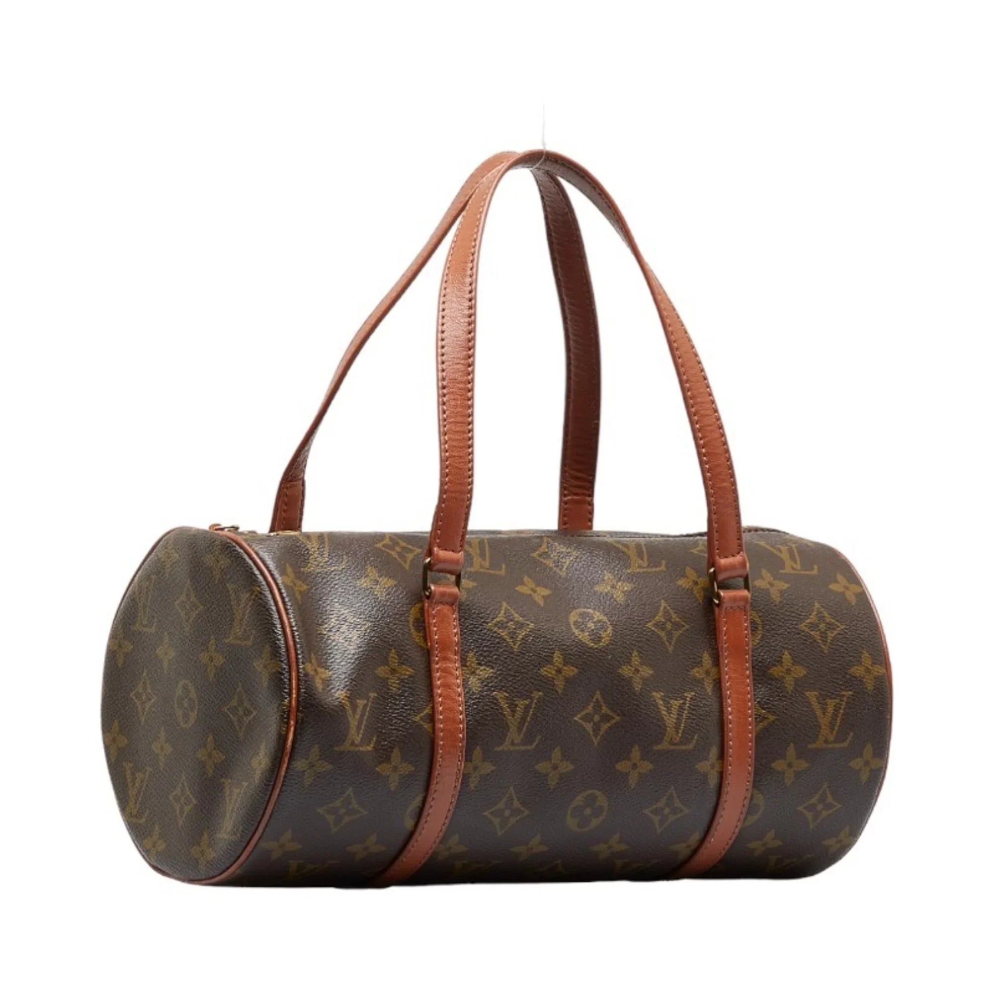 Pre-Owned Louis Vuitton Monogram Papillon 30 (Old) Handbag M51385 Brown PVC Leather Ladies LOUISize VUITTON (Good)