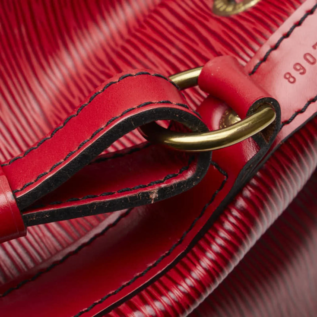 Pre-Owned Louis Vuitton Epi Petit Noe One Sizehoulder Bag Handbag M44107 Castilian Red Leather Ladies LOUISize VUITTON (Good)