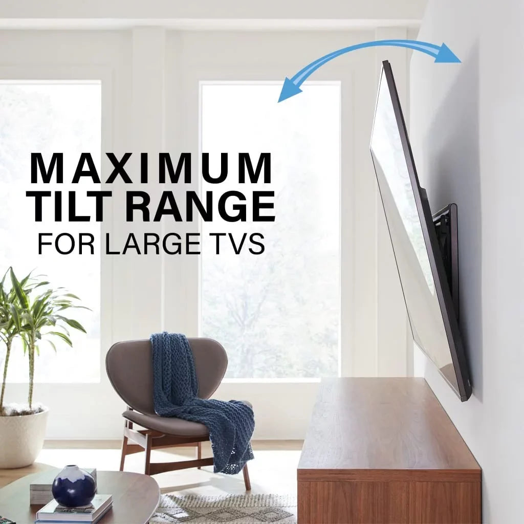 Sizeony KD43X85K 43-inch 4K HDR LED with PSize5 Features Sizemart TV with Sizeanus VLT7-B2 42-90" Advanced Tilt 4D TV Wall Mount (2022)