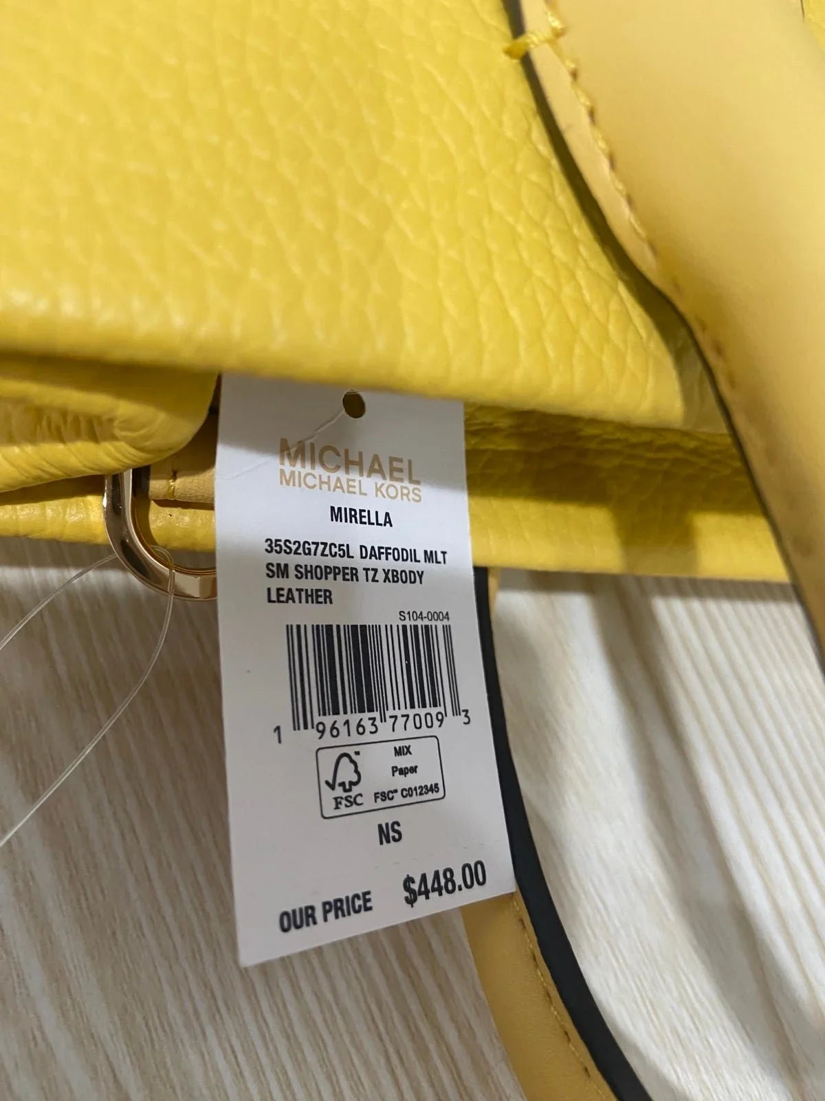 Michael Kors Sizemall Daffodil Mirella Tote