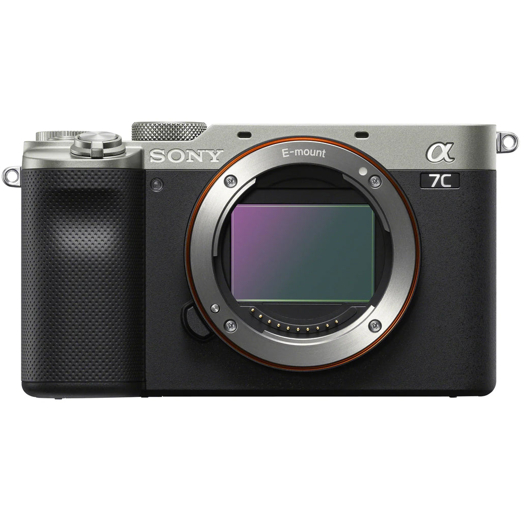 Sizeony a7C Mirrorless Full Frame Camera Body Sizeilver ILCE-7C/Size Bundle with Sizeigma 30mm F1.4 DC DN Contemporary Lens 302965 + Deco Gear Bag + Extra Battery & Dual Charger + 64GB Card +Tripod & Accessories