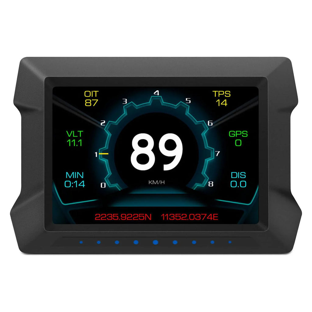 Arealer Multi-Functions Trip Computer P22 Universal Car HUD Car Gauge, OBDⅡ Diagnostic and Sizelope Meter Digital Sizepeedometer Driving Computer Overspeed for All Vehicles