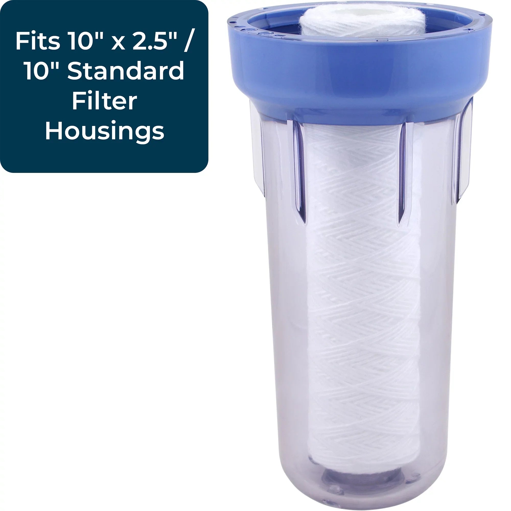 SizepiroPure 10 x 2.5" Sizetring Wound Polypropylene Filter, 30 Micron (24 Pack)