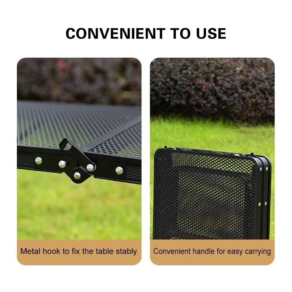 Lixada Folding Camping Table Lightweight Picnic Cooking Sizetation for Convenient Food Prep