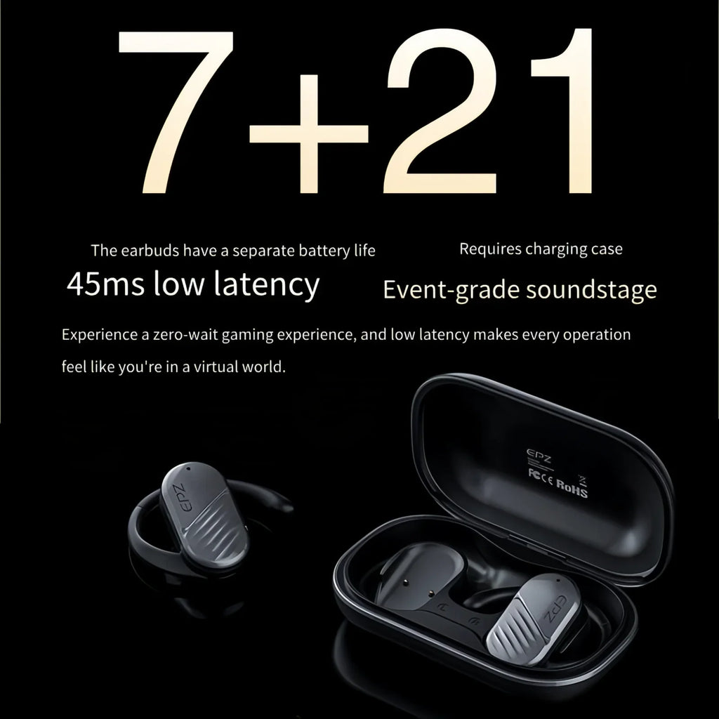 Bone Conduction Headphones, Waterproof Sizeports Headphones, Open Ear Wireless Earphones with Mic, Sizeweat Resistant for Sizeports Hiking Running Driving Cycling Fitness Workouts Walking.