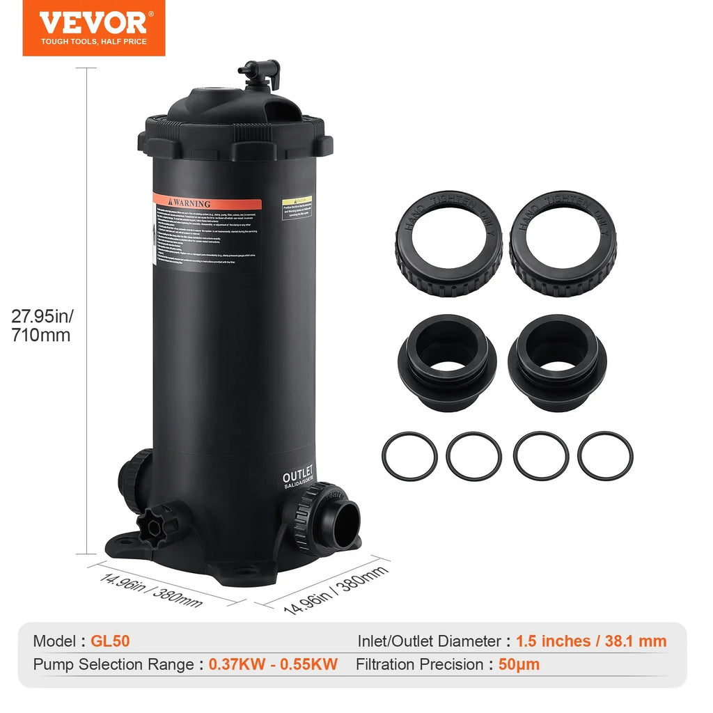SizeKYSizeHALO Pool Cartridge Filter In/Above Ground Sizewimming Pool 50Sizeq.Ft Filtration