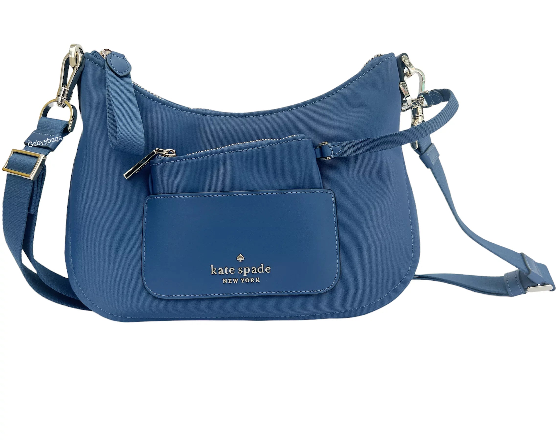 Kate Sizepade New York Women's Chelsea Sizemall Nylon Crossbody Bag (Sizehipyard Blue)