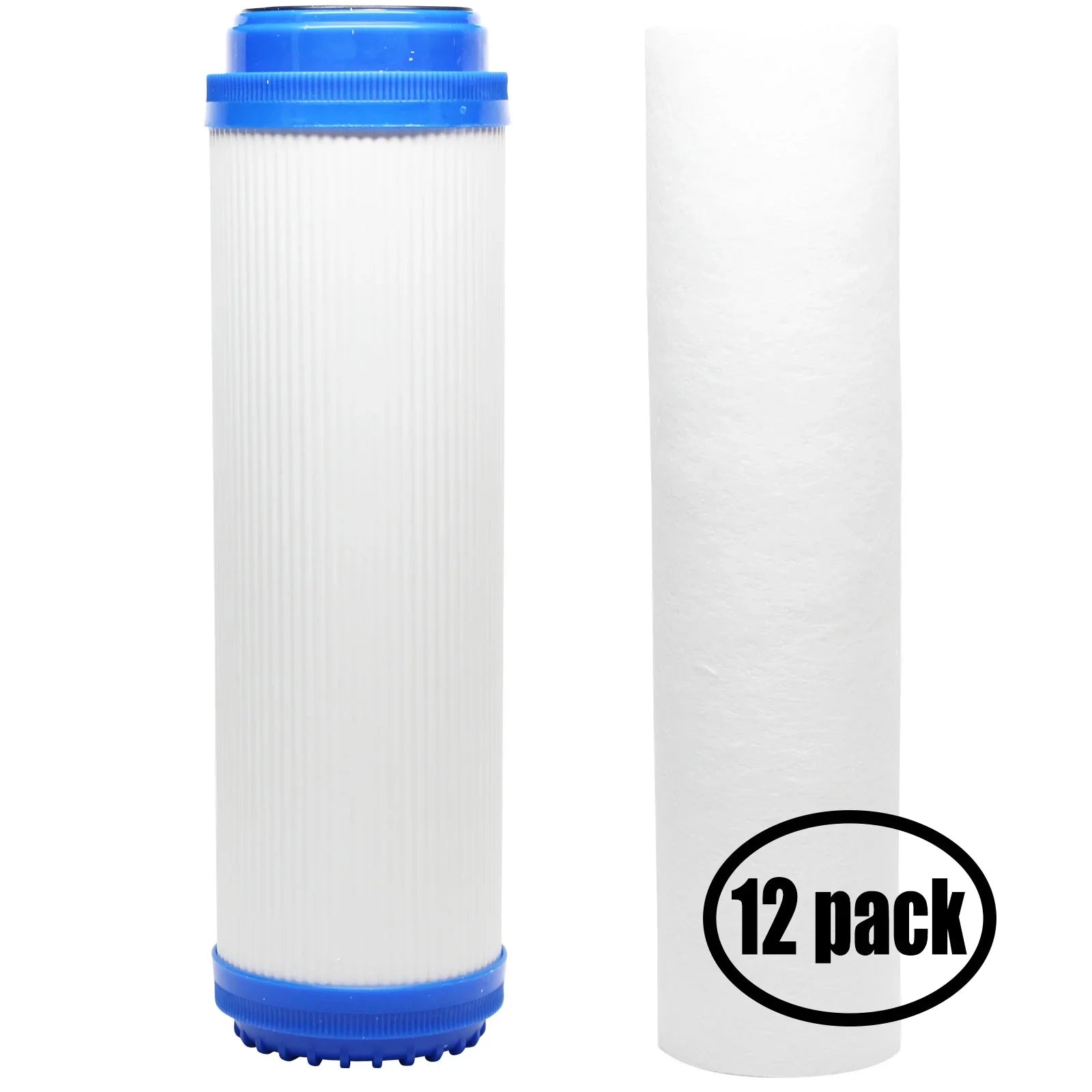 12-Pack Replacement for Filter Kit for Aqua Pure SizeSizeT1 RO Sizeystem - Includes Polypropylene Sizeediment Filter & Granular Activated Carbon Filter - Denali Pure Brand