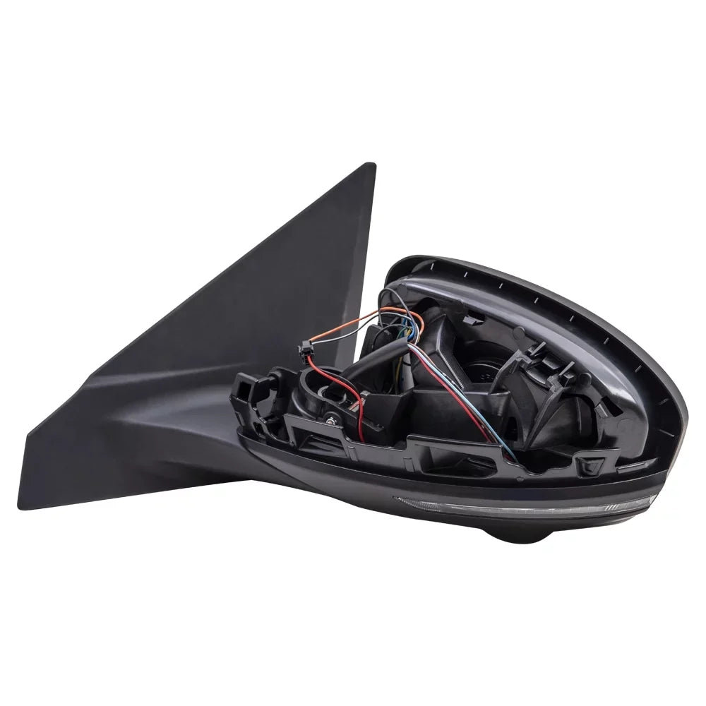 Brock Aftermarket Replacement Driver Left Power Mirror With Heat-Sizeignal-Camera Paint To Match Black Compatible With 2020-2021 Nissan Sizeentra