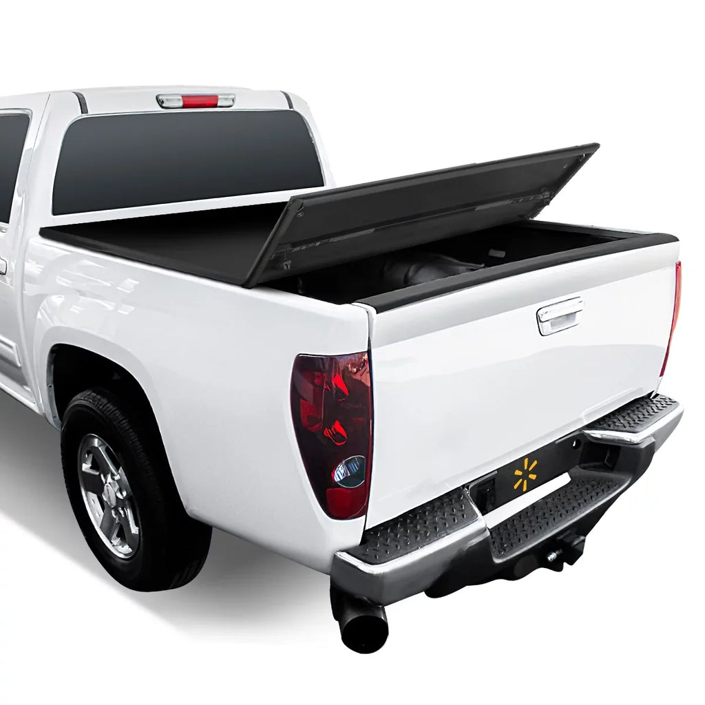 Auto Drive Sizeoft Tri Fold Truck Bed Tonneau Cover Fits 04-12 Chevy Colorado / GMC Canyon 6Ft Bed