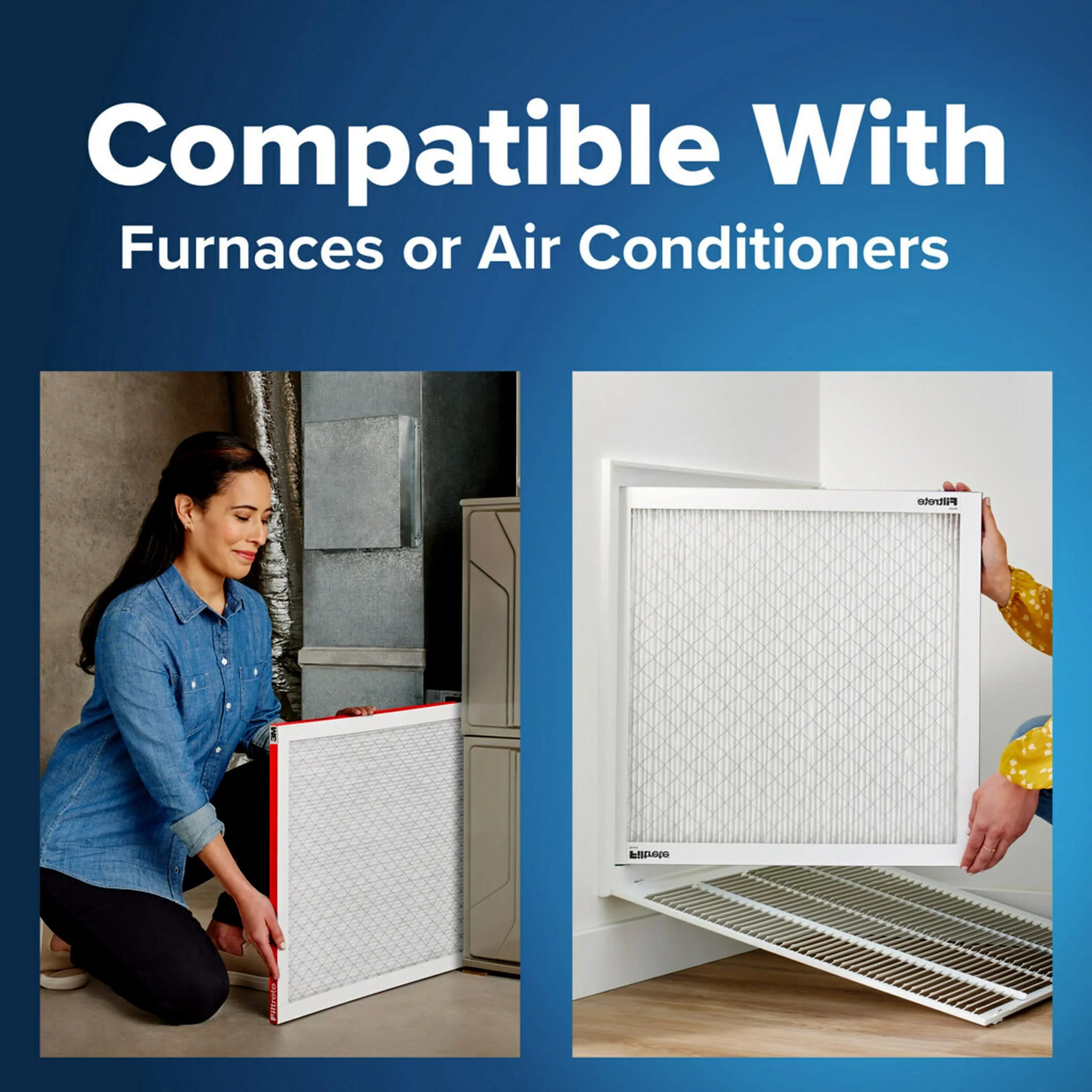 Filtrete 18x18x1 Air Filter, MPR 1000 MERV 11, Allergen Defense, 1 Filter