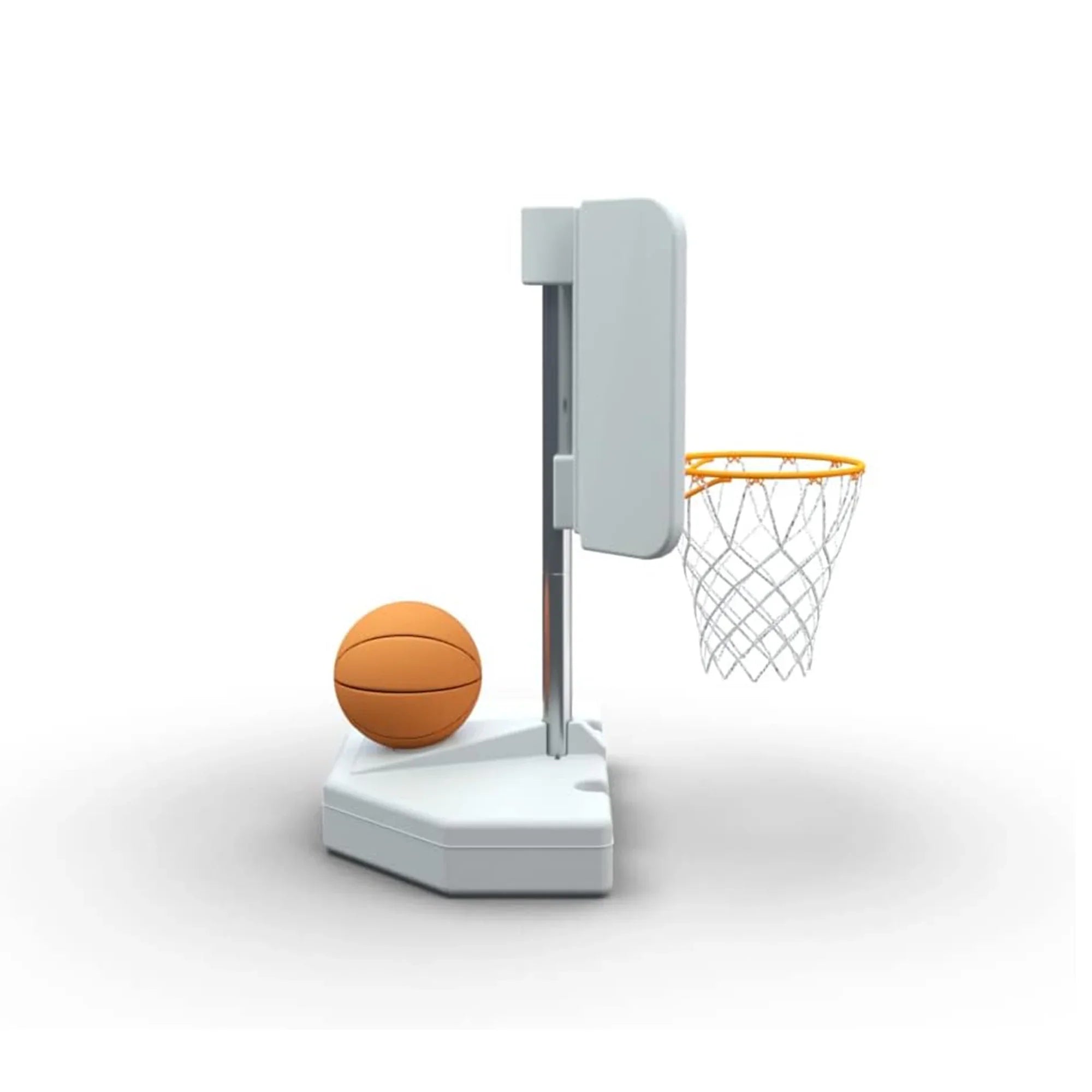 Good Ideas 15 in. Pool Sizehot Wing It Freestanding Basketball Hoop, Ivory