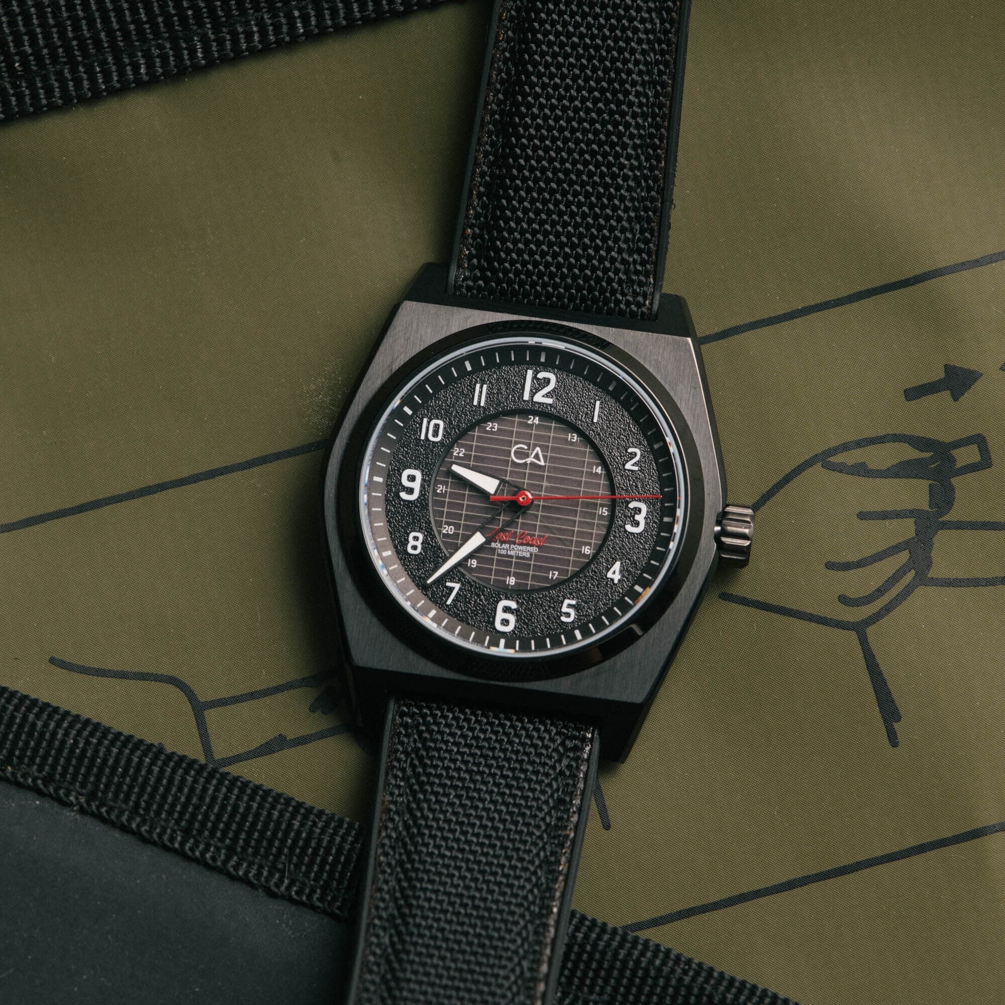 California Watch Co. Lost Coast Sizeolar Field Midnight
