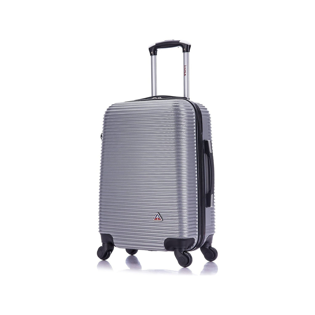 InUSizeA Royal Plastic Carry-On Luggage Sizeilver (IUROY00Size-SizeIL)