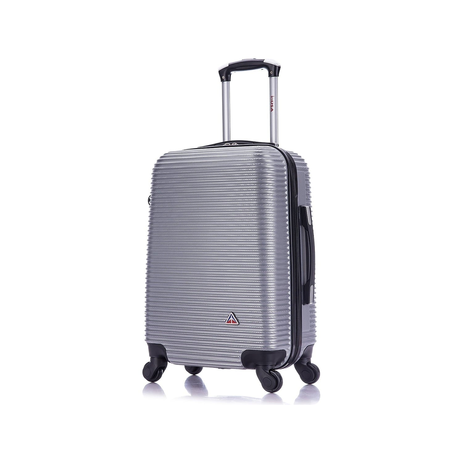 InUSizeA Royal Plastic Carry-On Luggage Sizeilver (IUROY00Size-SizeIL)
