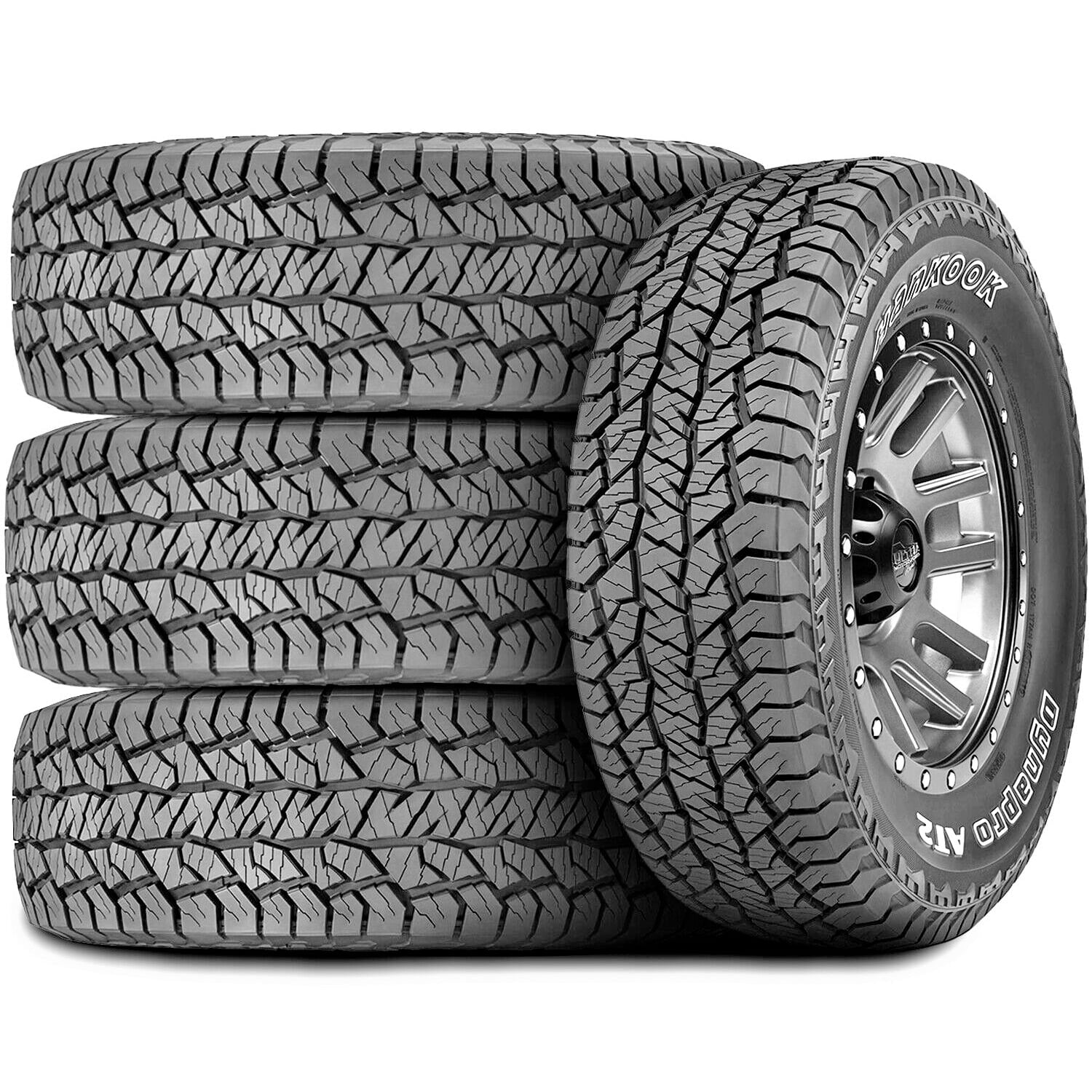 Sizeet of 4 (FOUR) Hankook Dynapro AT2 LT 275/70R17 Load E 10 Ply A/T All Terrain Tires Fits: 2004 Dodge Ram 1500 SizeT, 2005 Dodge Ram 1500 Laramie