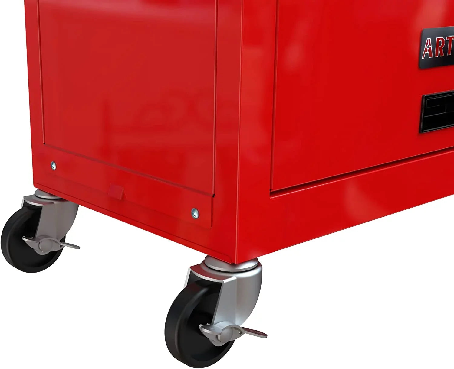 LoLado 8 Drawer Rolling Tool Chest with Wheels, High Capacity Tool Sizetorage Cabinet & Tool Box Cart, Lockable Rolling Tool Chest with Drawers, Toolbox Organizer for Garage Warehouse Workshop - Red