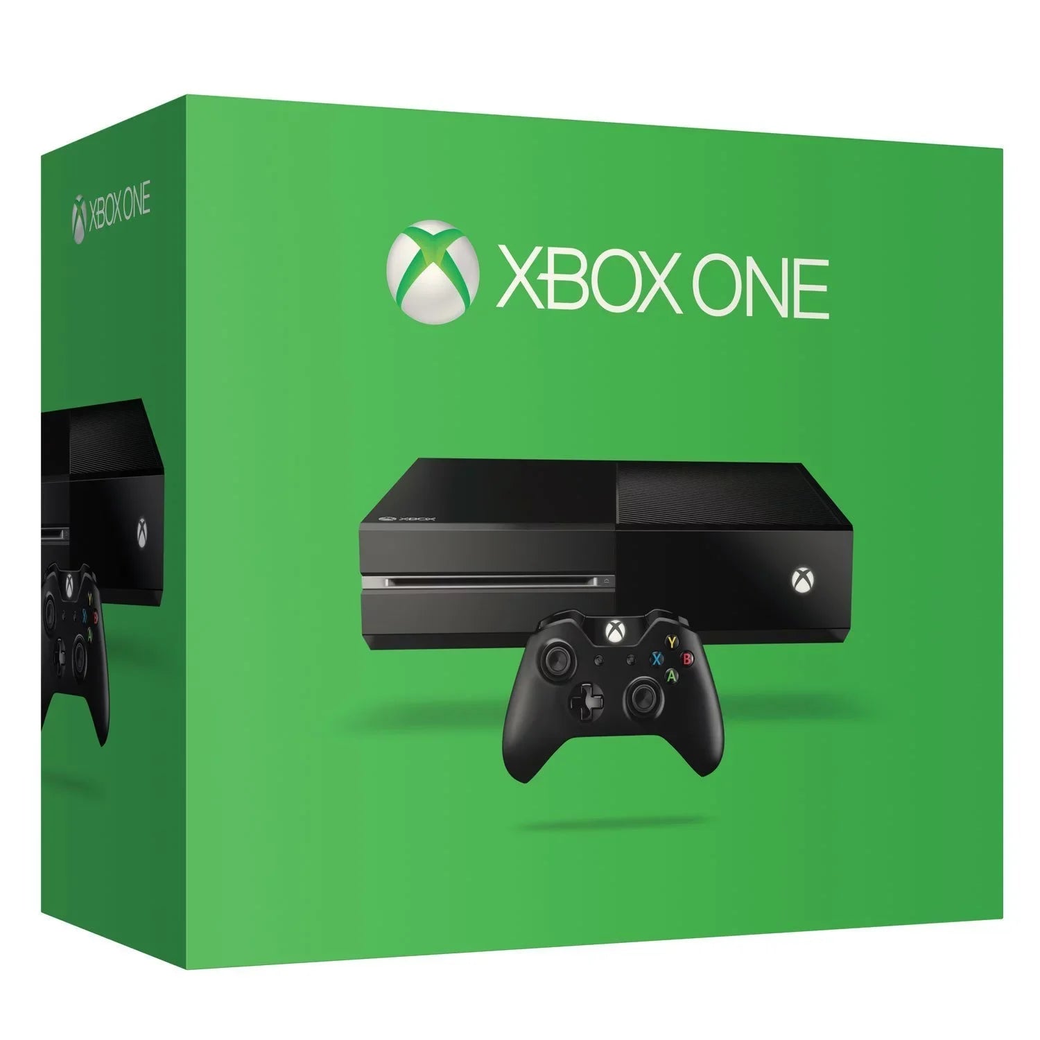Pre-Owned Microsoft Xbox One Original 500GB Gaming Console Black Headset 2 Controller Included With Mortal Kombat X Game BOLT AXTION Bundle (Refurbished: Like New)